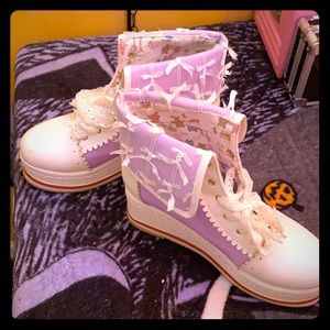 Purple Lolita shoes
